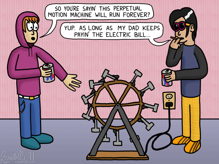 Hipster Perpetual Motion Machine