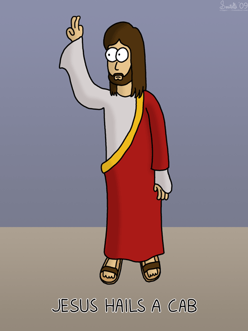 Jesus Hails a Cab