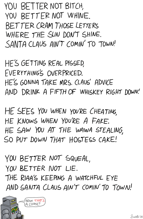 Santa Claus Ain't Comin' To Town