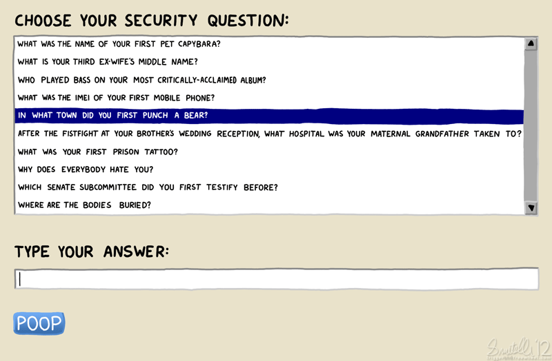 Security Questions