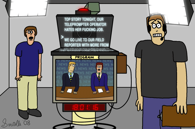 Teleprompter Operator